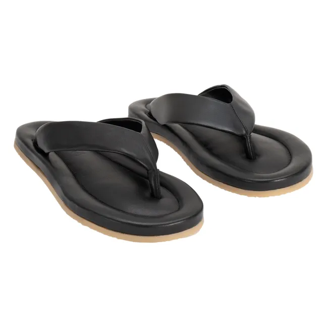Dasha 2.0 Leather sandals | Black