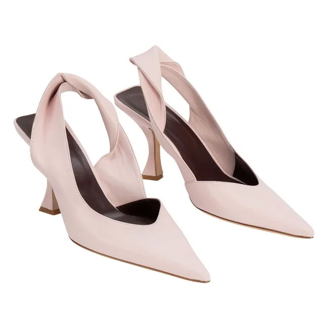Yasha Leather pumps | Pale Pink