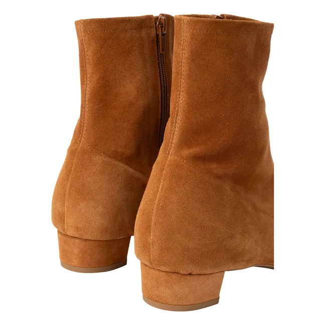 Bottines Este Suède | Camel