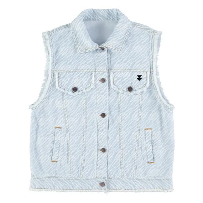 Veste Sans Manches | Bleu jean