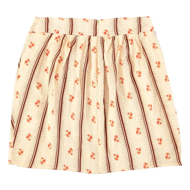 Jupe Floral | Ecru