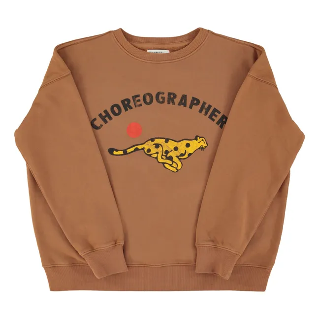 Sudadera Julie de algodón orgánico | Marrón