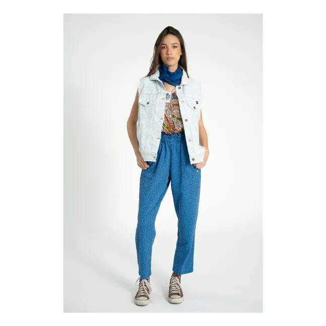 Veste Sans Manches | Bleu jean