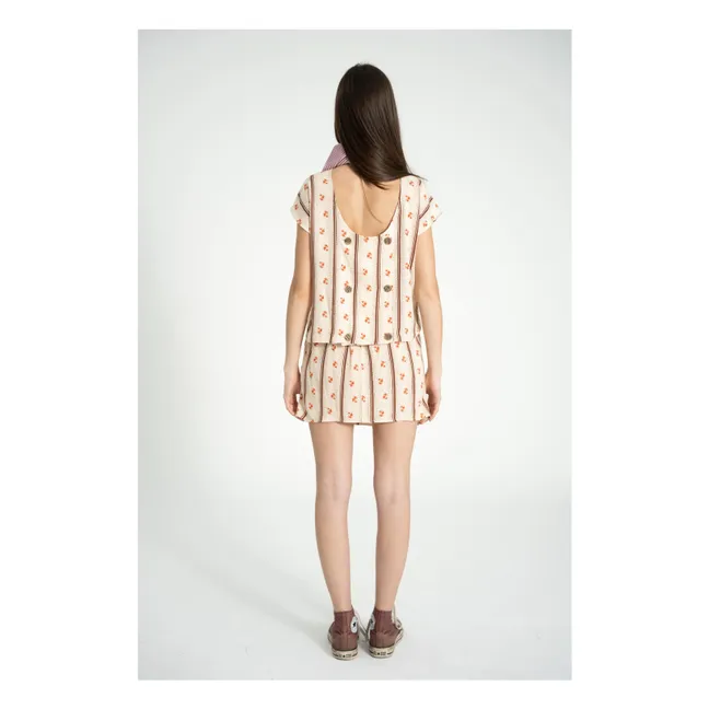 Jupe Floral | Ecru