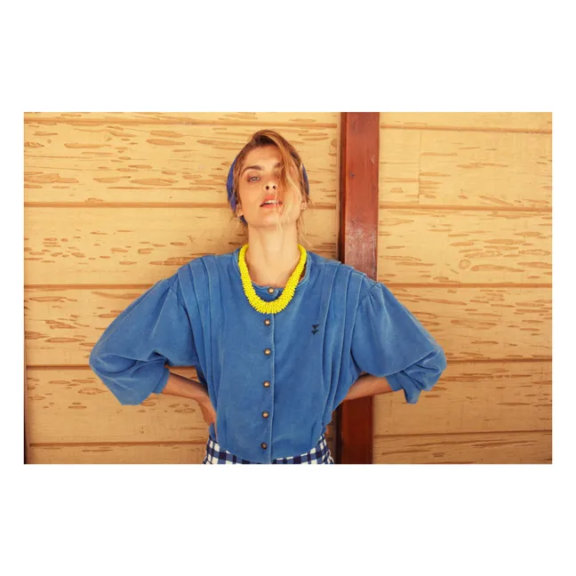 Chaqueta Adelaide de algodón ecológico | Azul