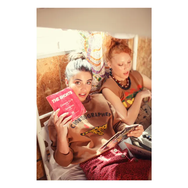 Sudadera Julie de algodón orgánico | Marrón