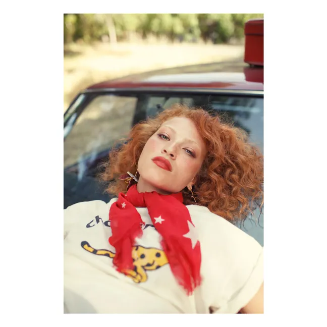 Camiseta Marta de lino y algodón | Crudo