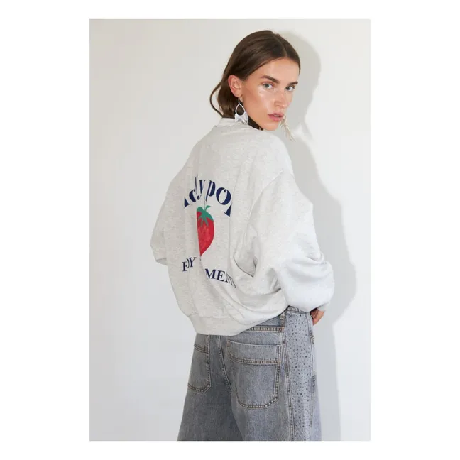 Sydney Sweat Strawberry Cotton | Grey