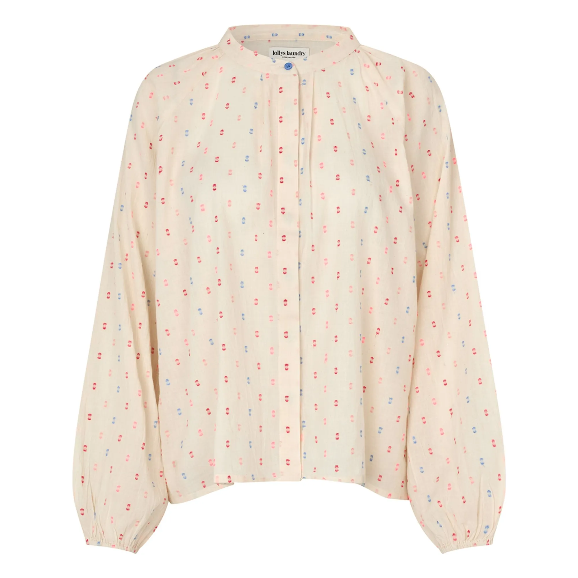 Lollys Laundry Cream Hailey Cotton Blouse