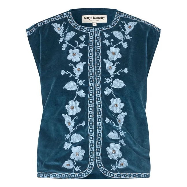 Veste Bin Coton | Bleu turquoise