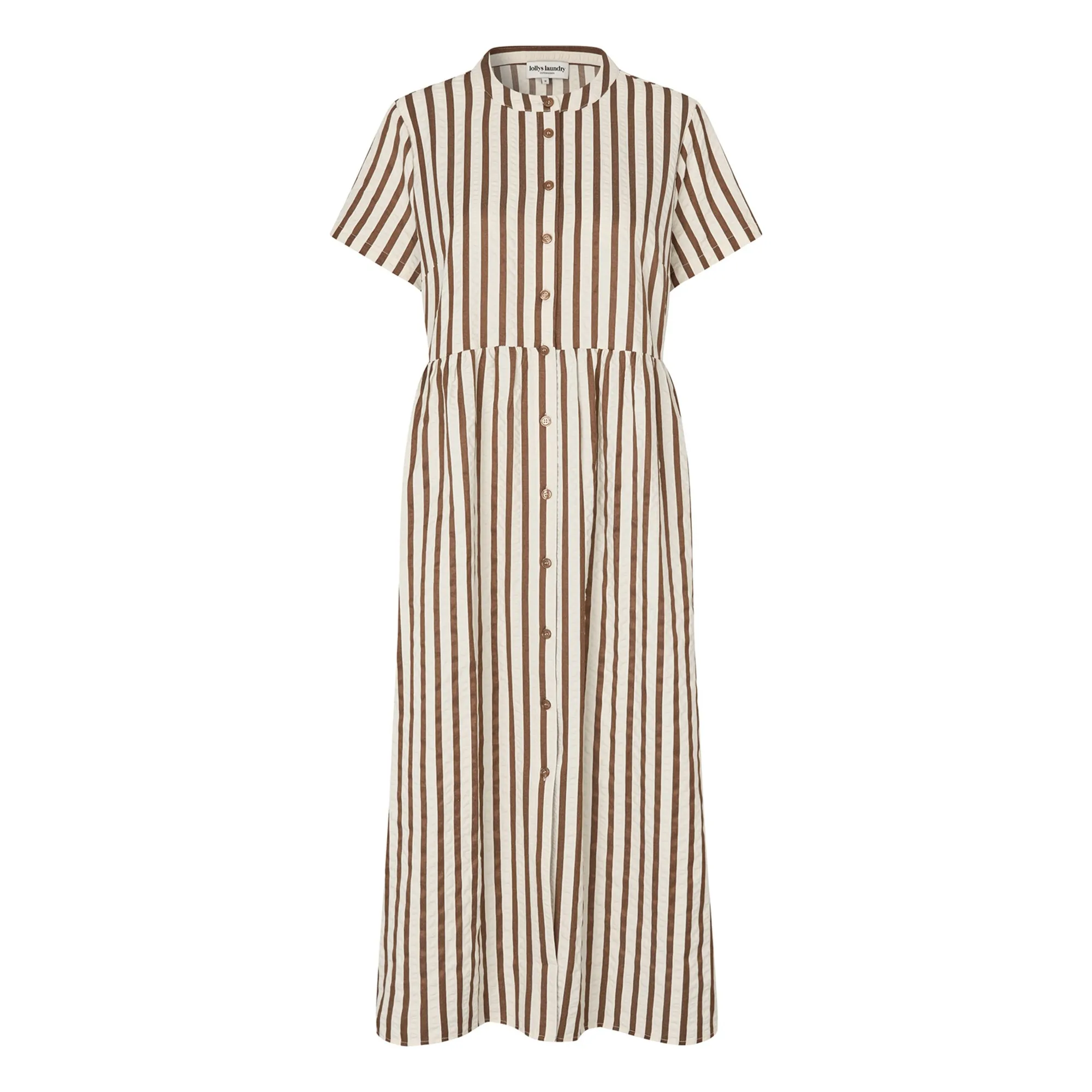 Lollys Laundry Mocha Aliya Cotton Dress