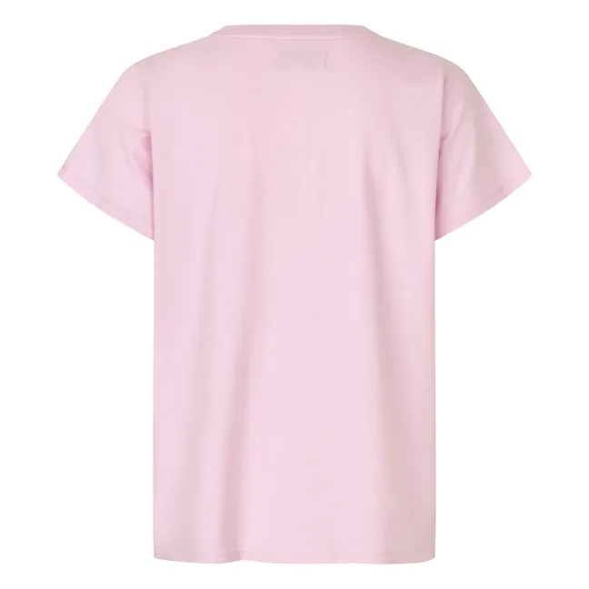 Roma Lobster Cotton T-shirt | Pink