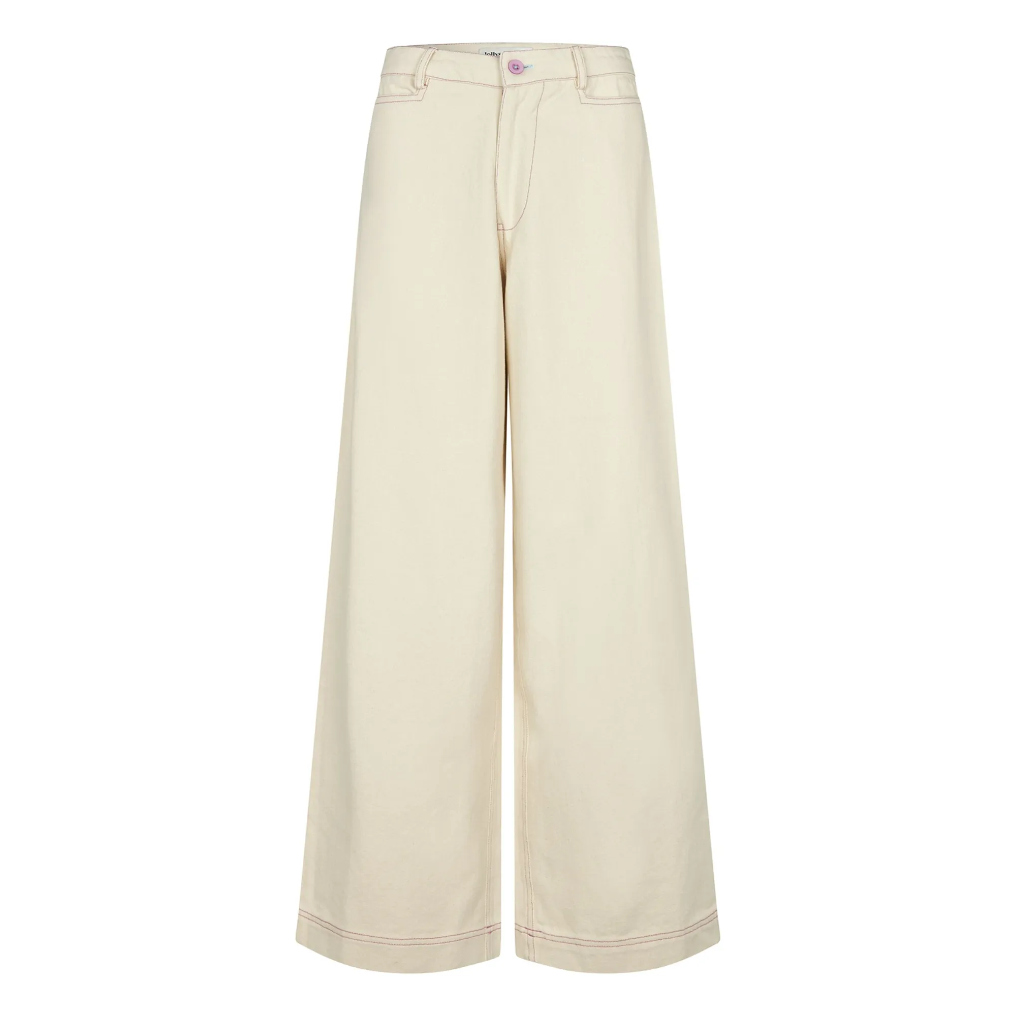 Lollys Laundry Cream Florida Cotton Pants
