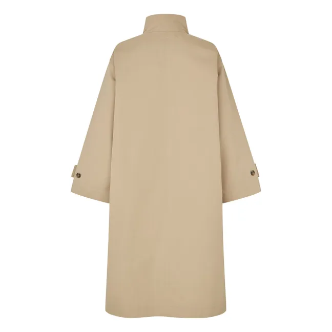 Gabardina de algodón Russi | Beige