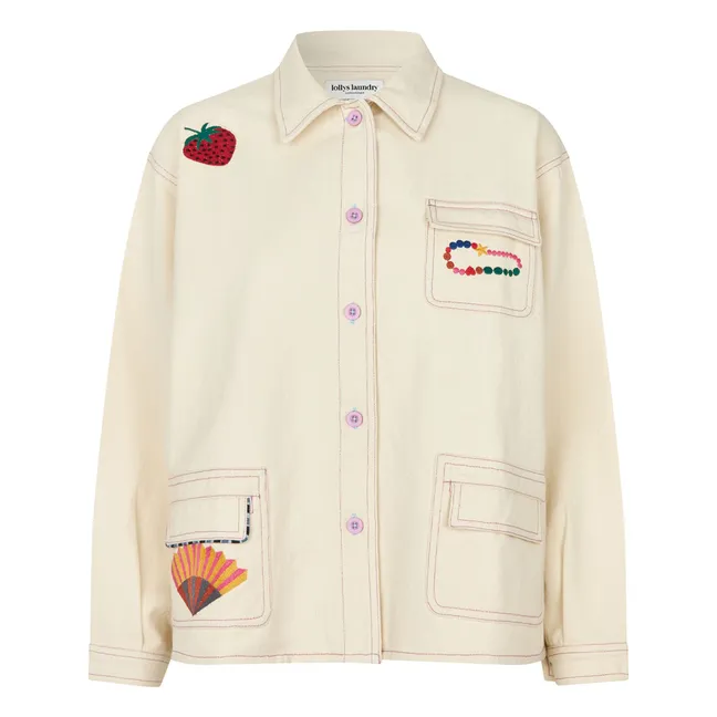 Chaqueta de algodón April | Crema