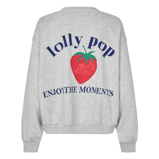 Sydney Sweat Strawberry Cotton | Grey