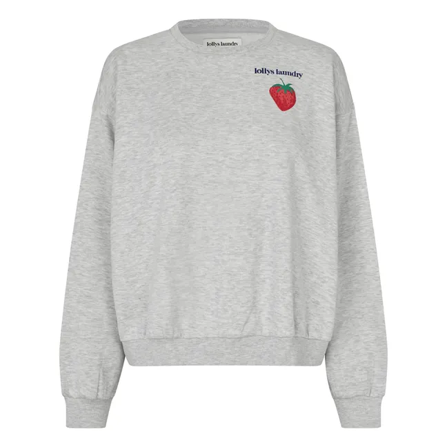 Sweat Sydney Fraise Coton | Gris