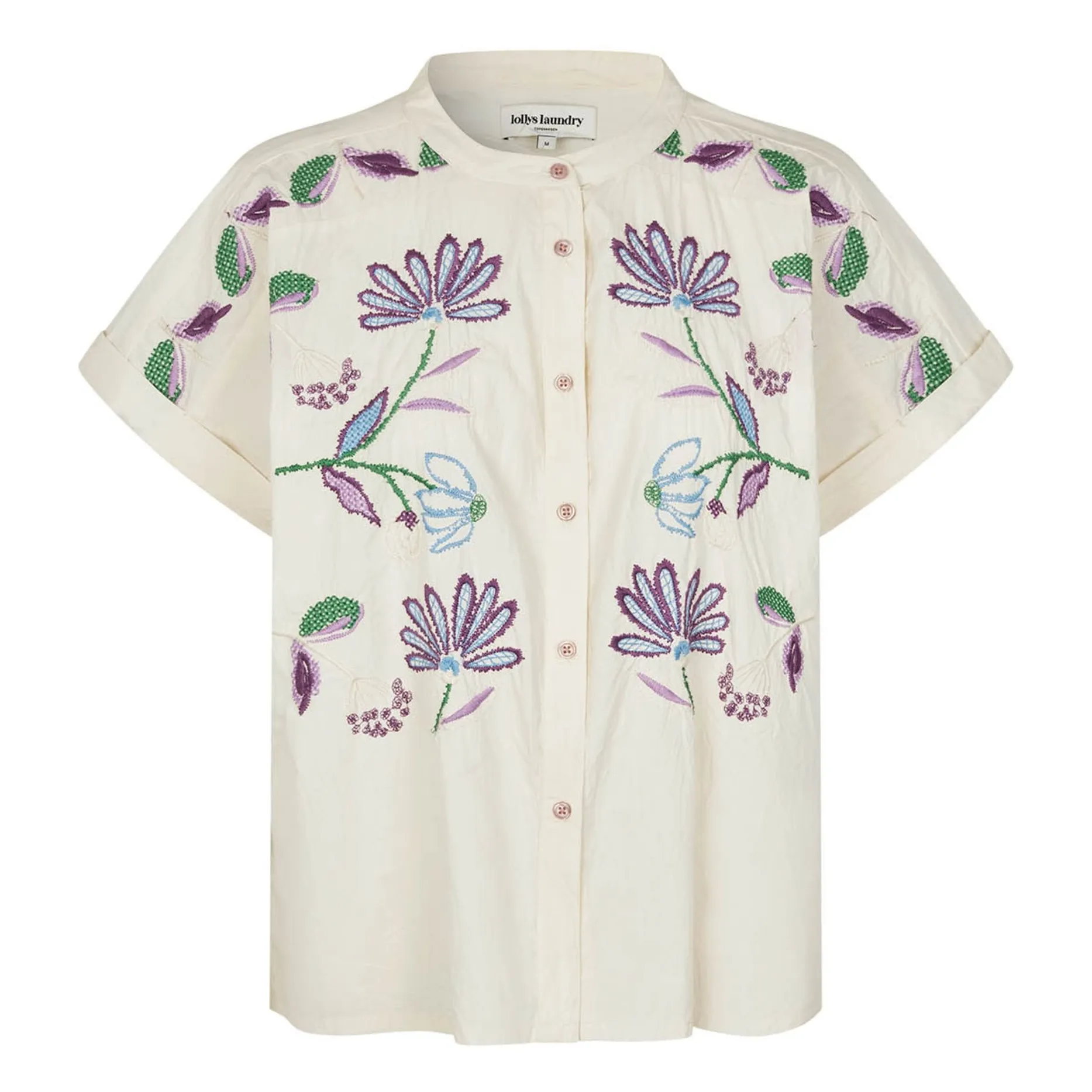 Lollys Laundry Cream Mya Cotton Blouse