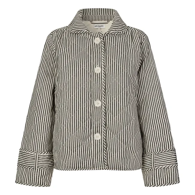 Chaqueta de algodón Viola | Negro