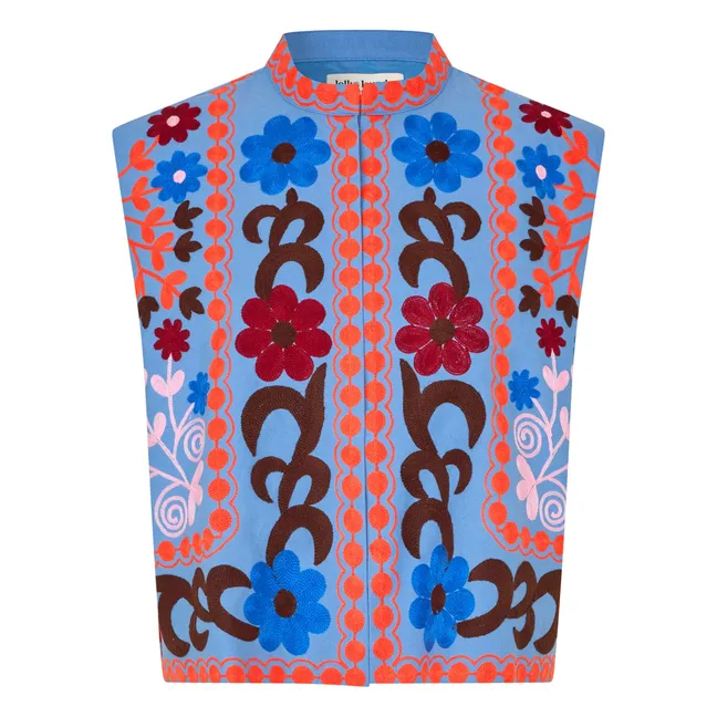 Bin Cotton Jacket | Blue