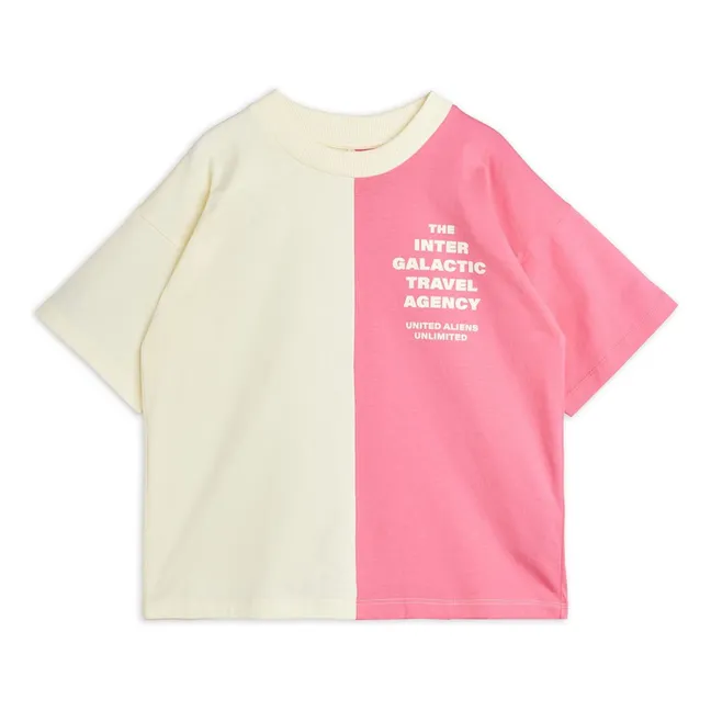 T-shirt Split Coton Bio | Rose