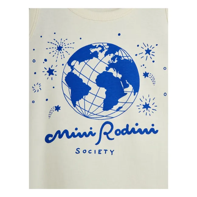Camiseta de tirantes de sociedad Algodón orgánico | Crudo