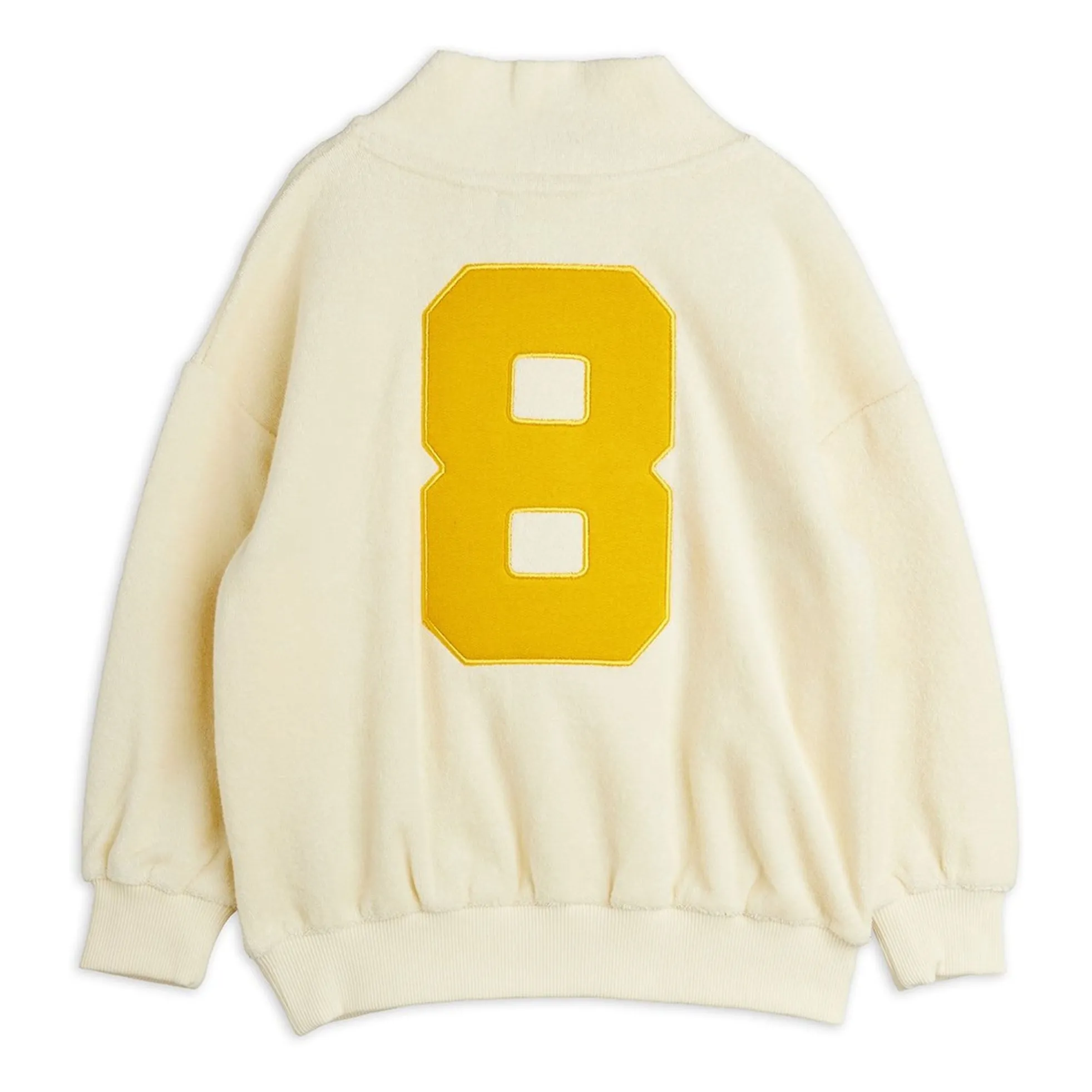 Mini Rodini Ecru Alien City Organic Cotton Terry Sweatshirt