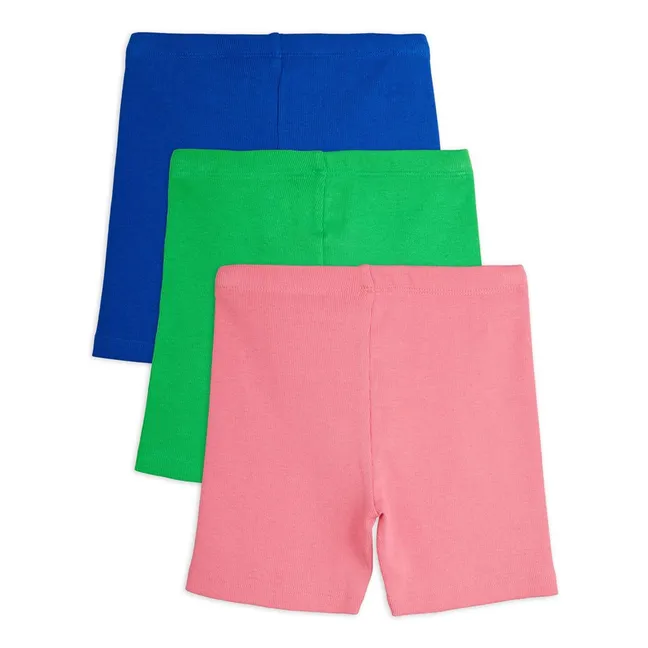 Lot de 3 Cyclistes Coton Bio | Rose