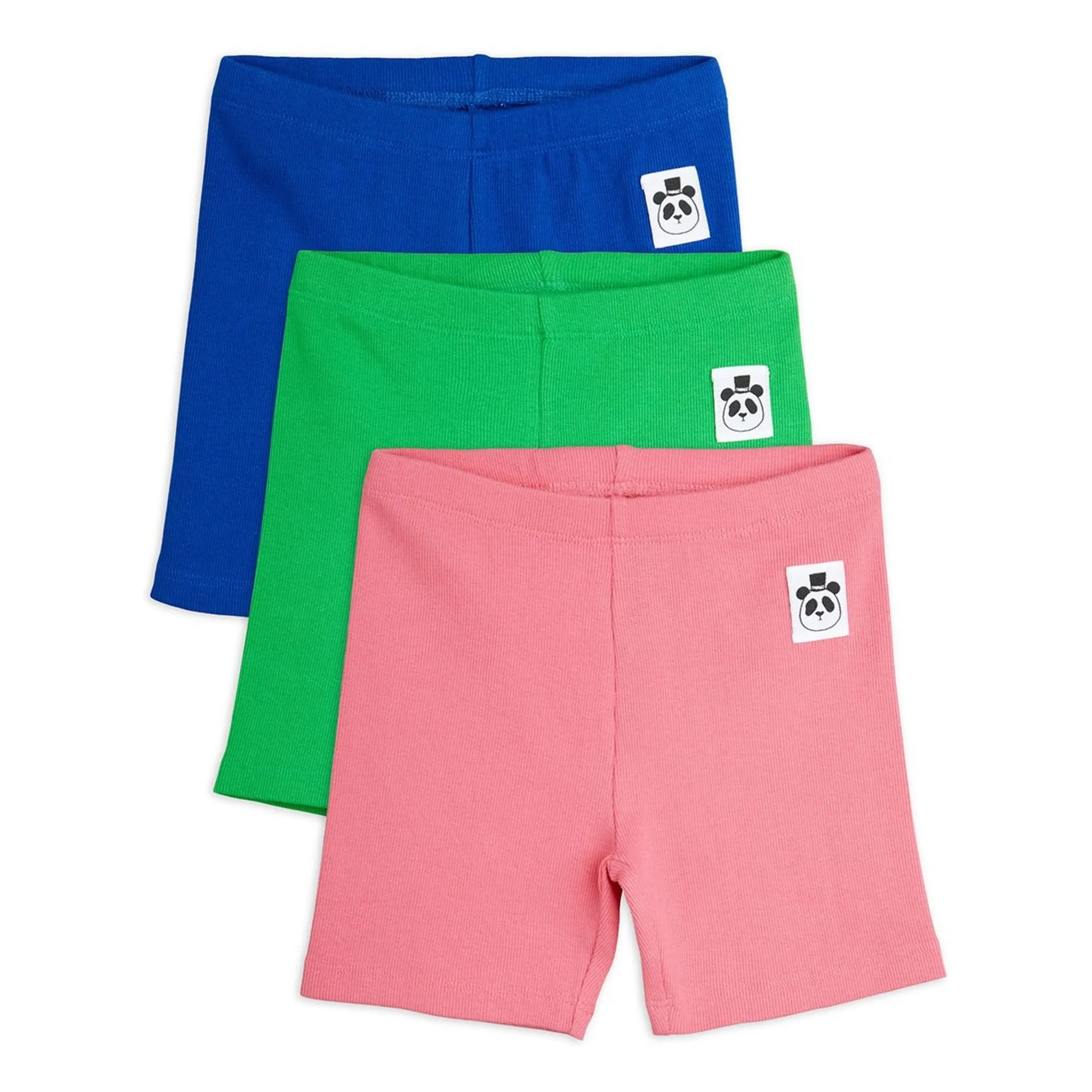 Mini Rodini Pink Set Of 3 Organic Cotton Cyclists