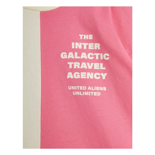 T-shirt Split Coton Bio | Rose