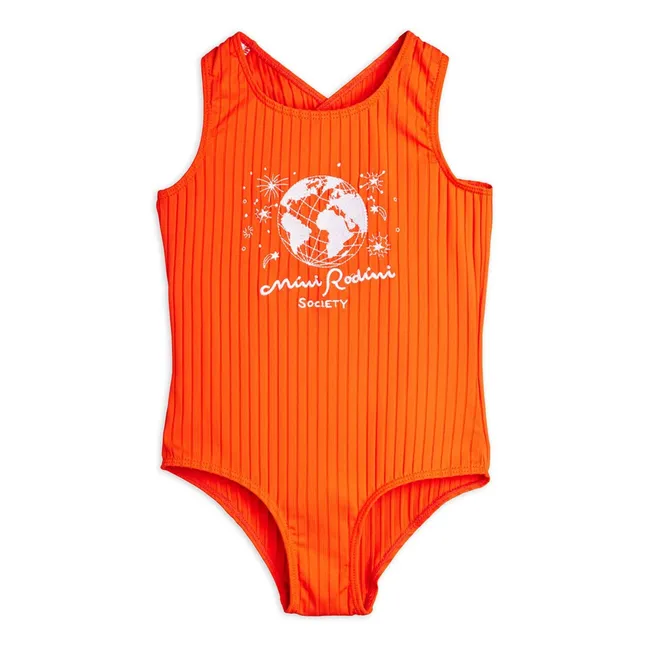 Maillot de Bain Society Fibres Recyclées | Rouge