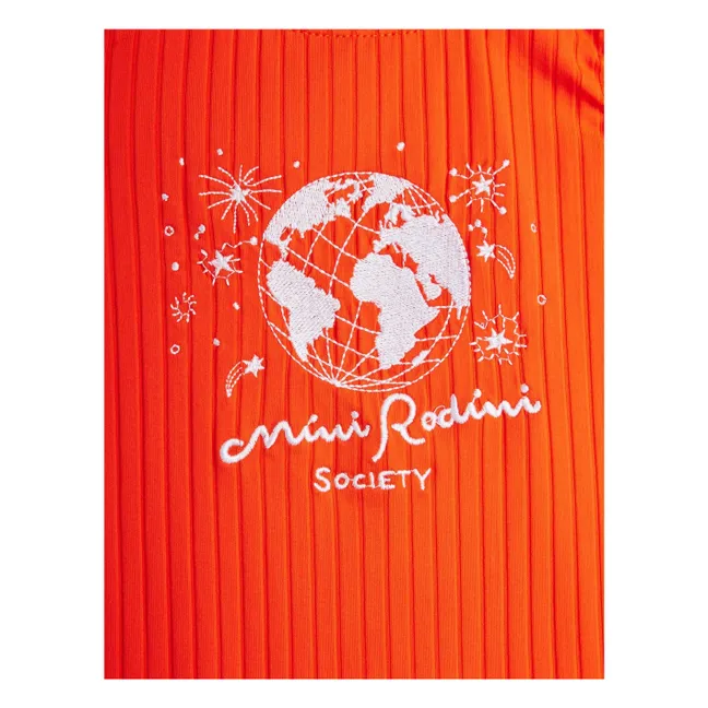 Maillot de Bain Society Fibres Recyclées | Rouge