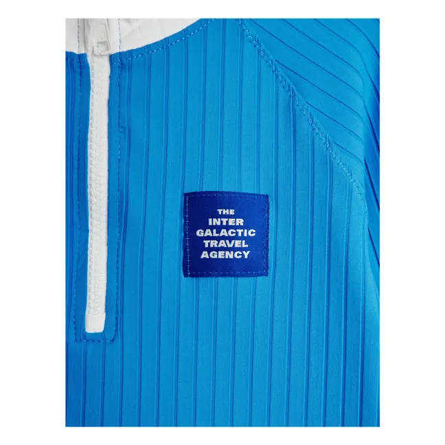 Anti-UV Bade-T-Shirt aus recycelten Fasern | Blau