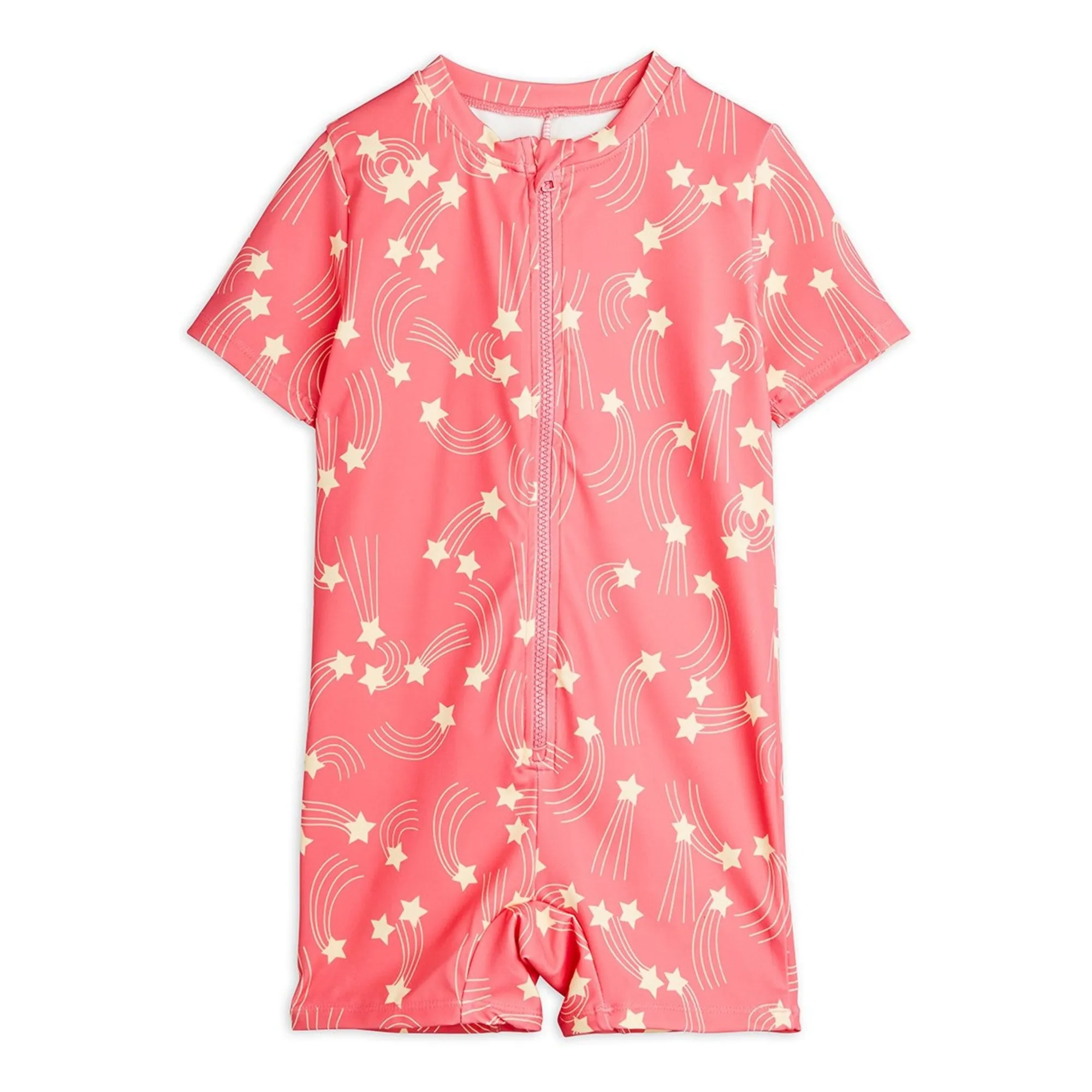 Mini Rodini Pink Etoiles Recycled Fiber Uv Protection Swimsuit