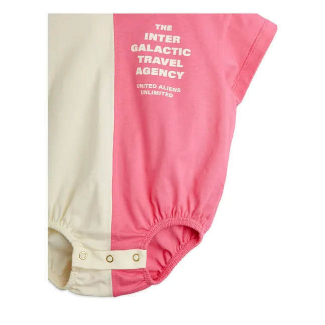 Organic Cotton Split Bodysuit | Pink