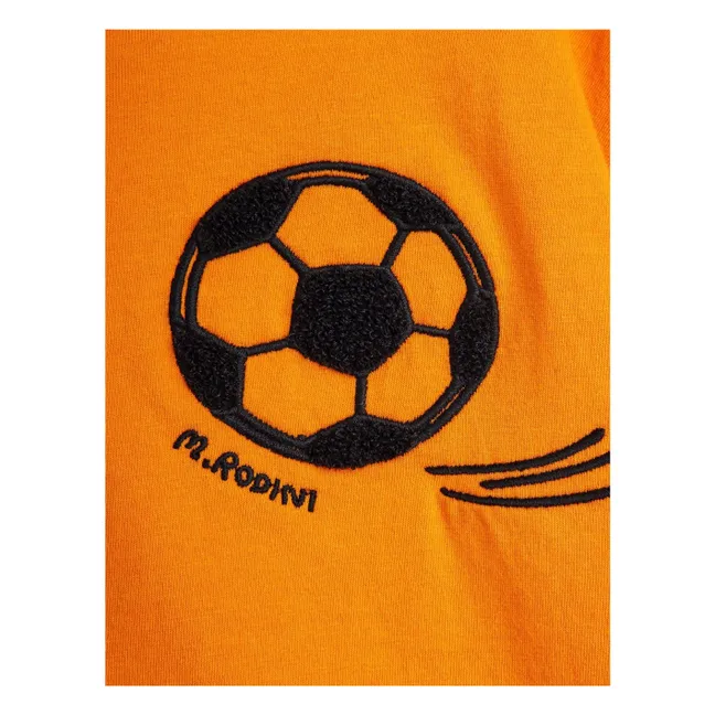 T-shirt Ballon Football Coton Bio | Orange