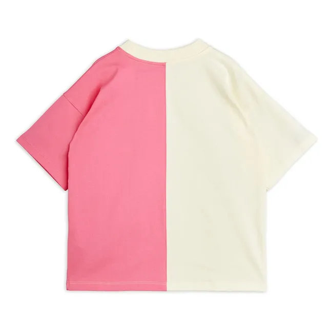 T-shirt Split Coton Bio | Rose