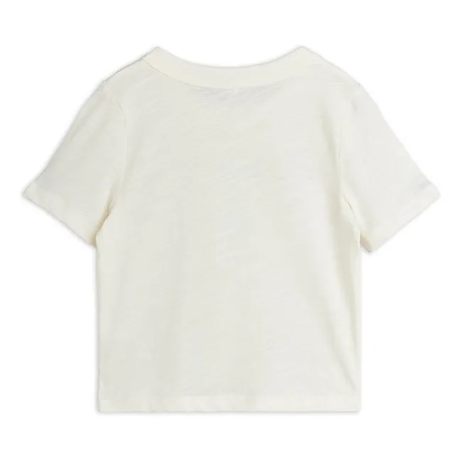 Alien City organic cotton T-shirt | Ecru