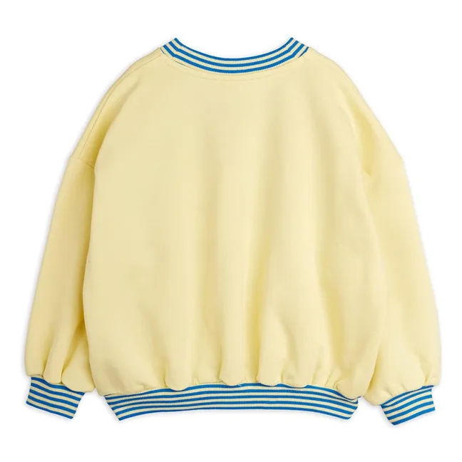 To The Moon And Back Sweat Organic cotton | Yellow