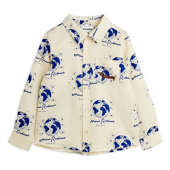 Society Tencel shirt | Ecru