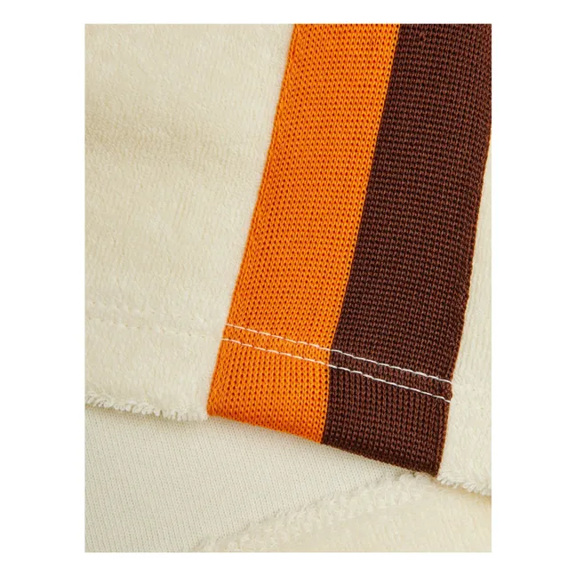 Pantalones cortos de rizo de algodón orgánico Alien City | Crudo