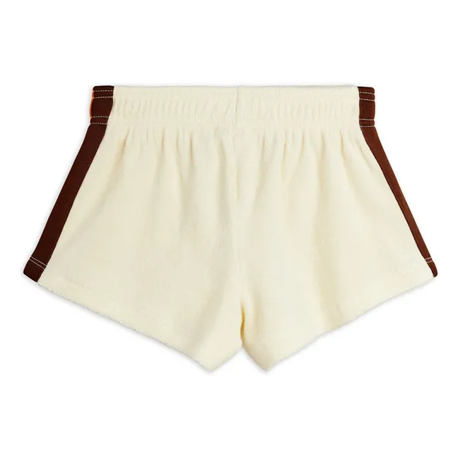 Alien City Organic Cotton Terry Shorts | Ecru