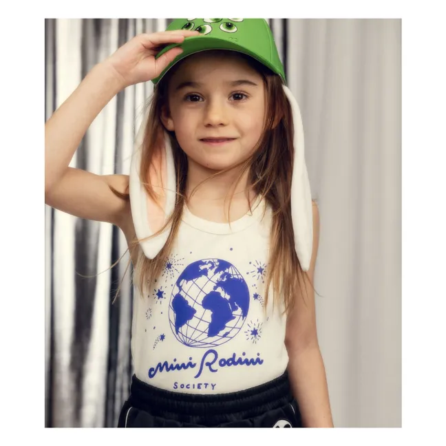 Society tank top Organic cotton | Ecru