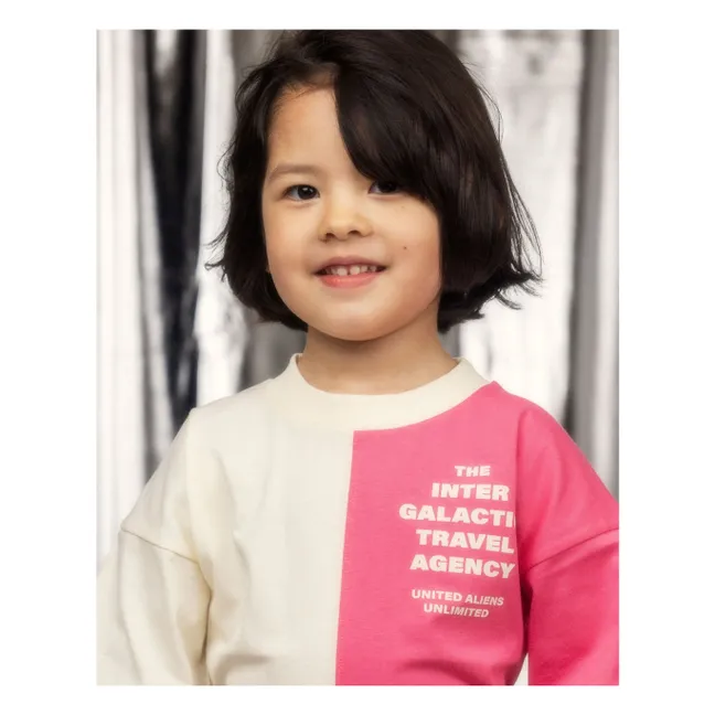 T-shirt Split Coton Bio | Rose