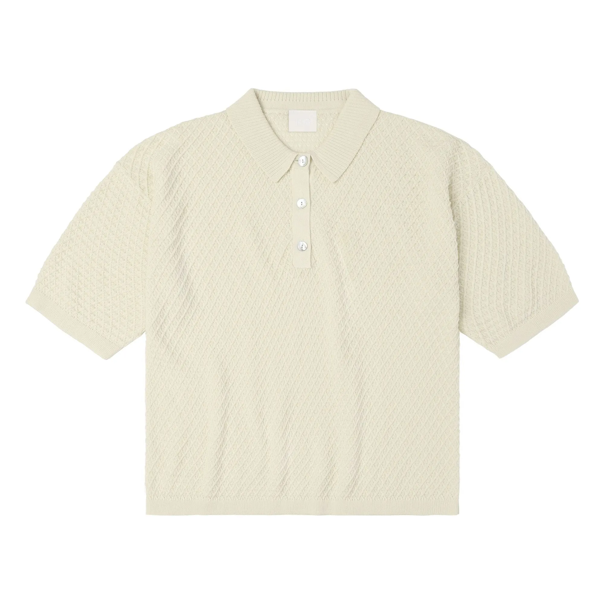 Fub Ecru Polo High Twist