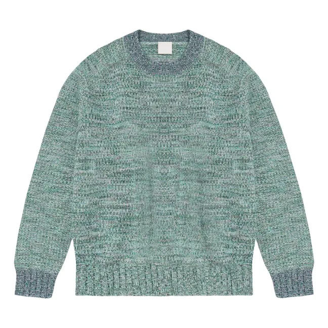 Pull Mélange | Bleu Vert