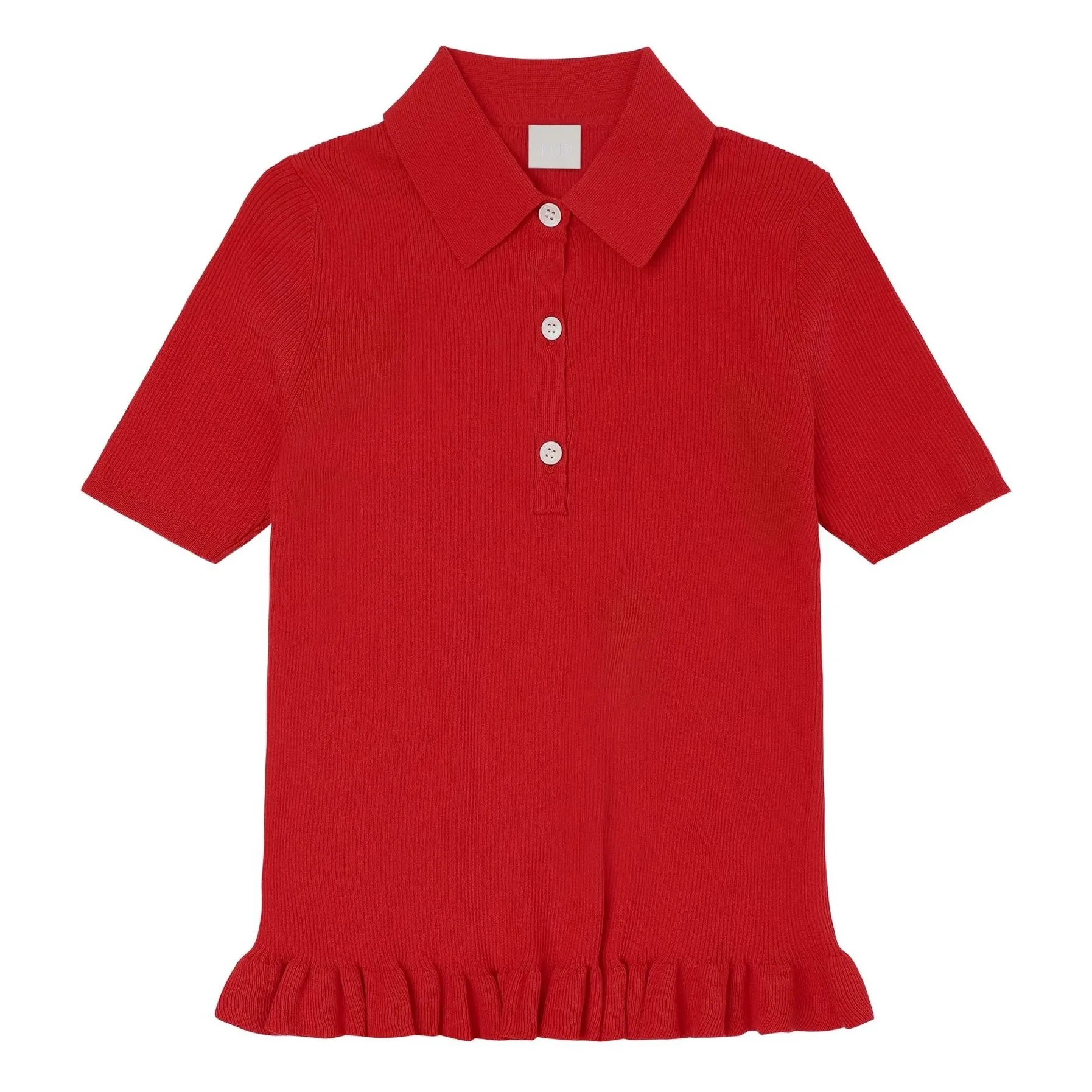 Fub Red Polo Rib