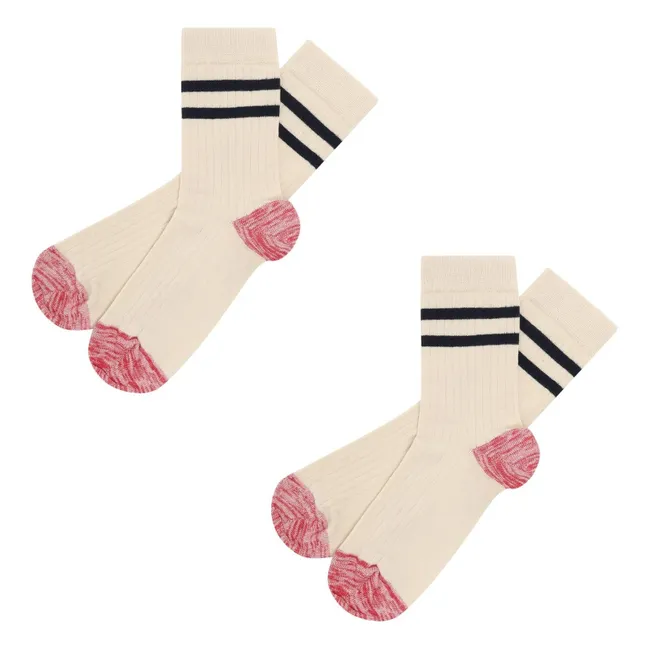 Pack de Chaussettes | Ecru