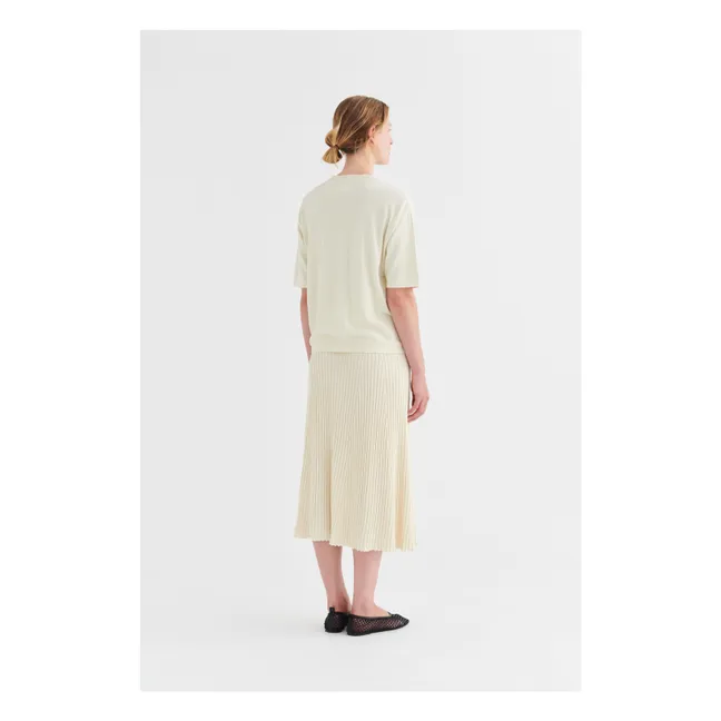 Jupe High Twist | Ecru