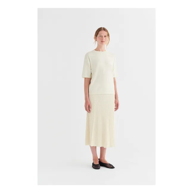 Jupe High Twist | Ecru